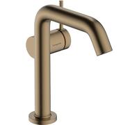 hansgrohe Tecturis S Fine - Mitigeur de lavabo sans tirette ni vidage, économie d'énergie (CoolStart), Robinet salle de bain 150mm, économie d'eau (EcoSmart+), Bronze brossé, 73341140