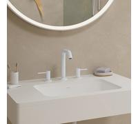 hansgrohe Tecturis S 3 trous mitigeur lavabo 73330700 avec push-open garniture de vidange , blanc mat