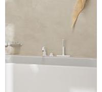 hansgrohe Tecturis S mitigeur de bain 3 trous 73447700 saillie 194mm, blanc mat