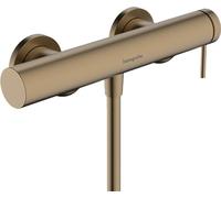 hansgrohe Tecturis S - Mitigeur de douche apparent, Robinet douche 1 sortie, Mitigeur monocommande, Bronze brossé, 73622140