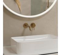 hansgrohe Tecturis S mitigeur lavabo 73350140 encastré, pour montage mural, saillie 165 mm, bronze brossé
