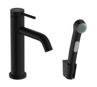 Hansgrohe Tecturis S mitigeur de lavabo avec douchette bidet sur pied noir 73211670