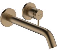 Hansgrohe Mitigeur monocommandé Tecturis S pour lavabo encastré mural 225mm Bronze brossé 73351140
