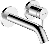 hansgrohe Tecturis S Mitigeur monocommandé pour lavabo encastré pour montage mural, saillie 165 mm, 73350000, Couleur: chrome