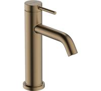 hansgrohe Tecturis S Mitigeur monocommandé pour lavabo 110 CoolStart économiseur deau+, saillie 116 mm, 73312140, Couleur: Bronze brossé
