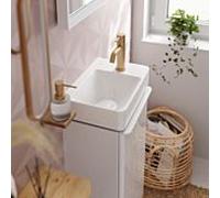 Hansgrohe – Mitigeur lavabo Tecturis S 73302140 – saillie 108 mm, tirette, bronze brossé