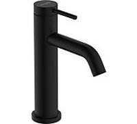 hansgrohe Tecturis S mitigeur lavabo 73318670 saillie 116mm, avec tirant garniture de vidange , noir mat