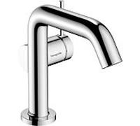 hansgrohe Tecturis S Fine Mitigeur monocommandé pour lavabo, ComfortZone110, Push-Open, CoolStart, saillie 130mm, 73322000, Couleur: chrome