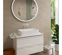 Hansgrohe Mitigeur monocommandé Tecturis S pour lavabo encastré mural 165 mm Blanc mat 73350700