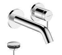 hansgrohe Tecturis S mitigeur lavabo 73350000 encastré, pour montage mural, saillie 165mm, chromé