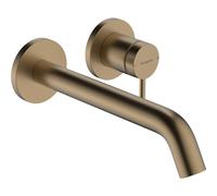 Hansgrohe Tecturis S Mitigeur lavabo encastré - mitigeur - rond - monocommande - bec 22.5 cm - bronze brossé 73351140