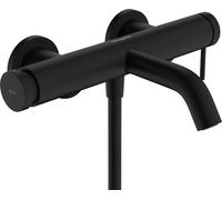 hansgrohe Tecturis S Mitigeur monocommandÃ© pour bain apparent, saillie 209 mm, 73422, Coloris: noir mat - 73422670