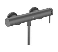 hansgrohe Tecturis S Mitigeur monocommandé pour douche apparent, 73622340, Couleur: Chrome noir brossé