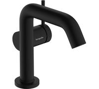 hansgrohe Tecturis S Mitigeur monocommandé pour lavabo 110 Fine CoolStart économie deau+, saillie 130 mm, 73321670, Couleur: noir mat