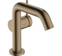 hansgrohe Tecturis S Mitigeur monocommandé pour lavabo 110 Fine CoolStart économie deau+, saillie 130 mm, 73321140, Couleur: Bronze brossé