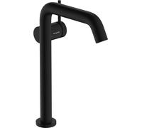 hansgrohe Tecturis S Mitigeur monocommandé pour lavabo 240 Fine CoolStart économie deau+pour lavabos à poser, saillie 167 mm, 73372, Coloris: noir mat - 73372670