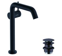 Hansgrohe Tecturis S Mitigeur lavabo - coolstart - bonde - bec 16.7 cm - noir mat 73370670