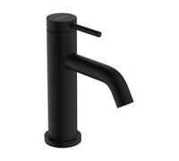 hansgrohe Tecturis S Mitigeur monocommandé pour lavabo, ComfortZone80, avec vidage, CoolStart, saillie 108mm, 73305670, Couleur: noir mat