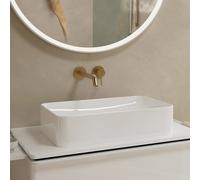 hansgrohe Tecturis S Mitigeur monocommandÃ© pour lavabo encastrÃ© pour montage mural, saillie 225 mm, 73351, Coloris: Bronze brossÃ© - 73351140