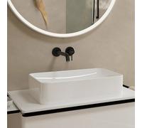 Hansgrohe Mitigeur lavabo Tecturis S encastré pour montage mural 225 mm noir mat