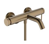 hansgrohe Tecturis S robinetterie de baignoire monocommande apparente, portée 209mm, 73422140, Couleur: Bronze brossé