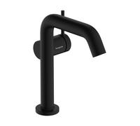 hansgrohe Tecturis S robinetterie de lavabo 150 Fine CoolStart, EcoSmart+ sans garniture de vidage, portée 139mm, 73341670, Couleur: noir mat