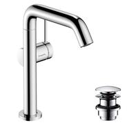 Hansgrohe Robinet de lavabo Tecturis S 210, CoolStart, EcoSmart, vidage Push-Open, chrome