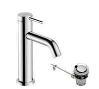 Hansgrohe Mitigeur lavabo Tecturis S – CoolStart, saillie 116 mm, tirette – Chrome