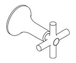 hansgrohe Terrano grip chromé Axor 37293000