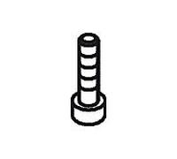 hansgrohe tête cylindrique M5 x 25 mm 97664000