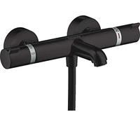 Hansgrohe Thermostat de baignoire, Noir Mat, Thermostat