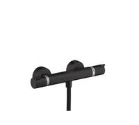 Hansgrohe Thermostat Ecostat Comfort Mélangeur De Douche Mural DN15 Noir Mat