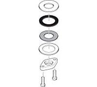 Hansgrohe hansgrohe Fixation de tige complète Quantité:1