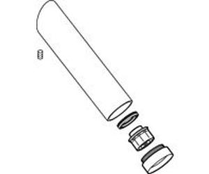 hansgrohe tuyau d'entrée Axor St. 3-L. Bras WT. 97587000 chromé étiqueté