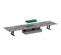 hansgrohe uBox universal set complet 56020180 100 cm, pour Plomberie plat pour sets prêts à l'emploi Rigole de douche