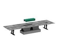 hansgrohe uBox universal set complet set 56025180 90 cm, pour installation standard pour sets prêts à l'emploi Rigole de douche
