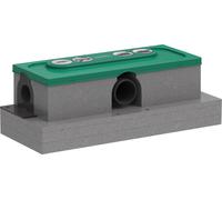 hansgrohe uBox universal corps de base caniveau de douche corps davaloir pour installation standard, 01001180