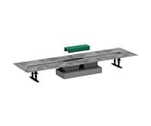 hansgrohe uBox universal set complet 56020180 100 cm, pour Plomberie plat pour sets prêts à l'emploi Rigole de douche