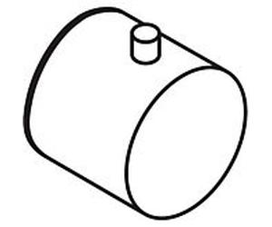 hansgrohe Umstellergriff Axor Starck 96520000 arrêt / inverseur iBox chromé