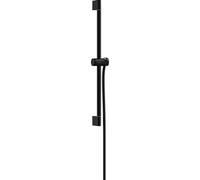 hansgrohe Unica Barre de douche Pulsify S, 65 cm avec support de pommeau de douche Push et flexible de douche, 24400670, Couleur: Noir Mat