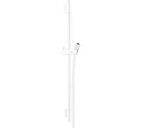 hansgrohe Unica Barre de douche S Puro 65 cm avec flexible de douche, blanc mat, 28632700