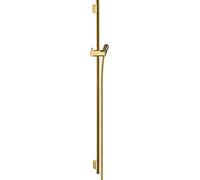 hansgrohe Unica Barre de douche S Puro 90 cm avec flexible de douche, aspect doré poli, 28631990