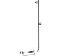 Hansgrohe unica comfort barre de douche coulissante 110 droite avec poignée gauche chrome blanc 26404400