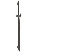 hansgrohe Unica S Puro barre de douche 28631340 90 cm, noir brossé