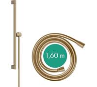 hansgrohe Unica S Puro - Barre de douche 65 cm avec flexible de douche 160 cm et support de douche, Bronze brossé