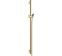 Hansgrohe Unica UnicaS Puro barre de douche coulissante 90cm avec flexible de douche Isiflex`B 160cm polished gold 28631990