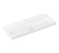 hansgrohe vasque à poser Xelu Q 1200x480mm, avec trou pour robinetterie, sans trop-plein, sol, blanc