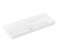 hansgrohe Xelu Q lavabo à poser, sans trop-plein, 1200x480mm, SmartClean, poli, avec vidage, 61045450, Exécution: sans trou de robinet