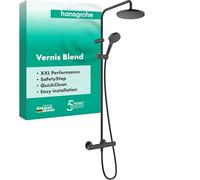 hansgrohe Vernis Blend 200 Colonne de douche 1 jet avec mitigeur thermostatique, 26276670,