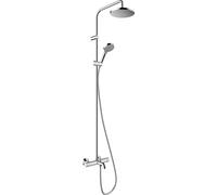 Hansgrohe Vernis Blend ensemble de douche mural avec thermostat oui chrome 26274000